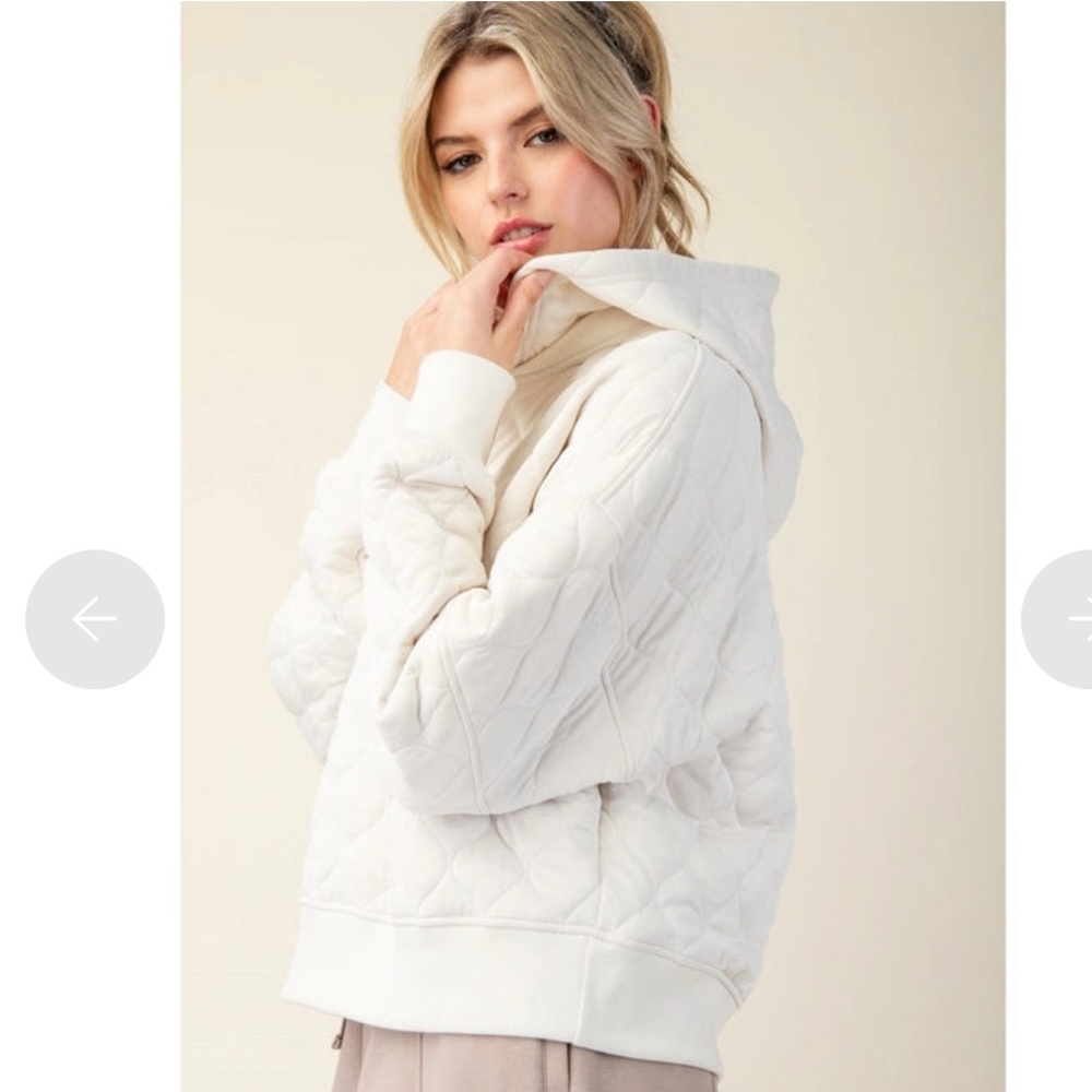Avalanche Quilted Drawstring Hoodie